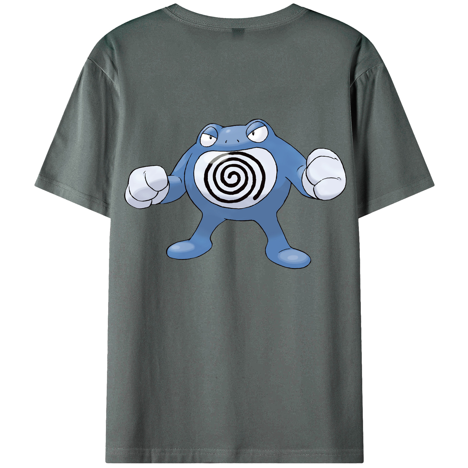（画像用） ポケットモンスター Pokémon 綿100％ メンズ半袖Tシャツ（バックプリント） 通気性